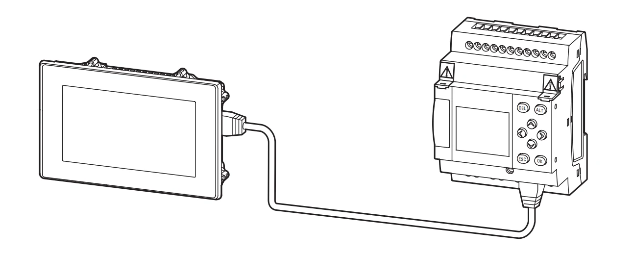نحوه اتصال HMI و کنترلر PLC