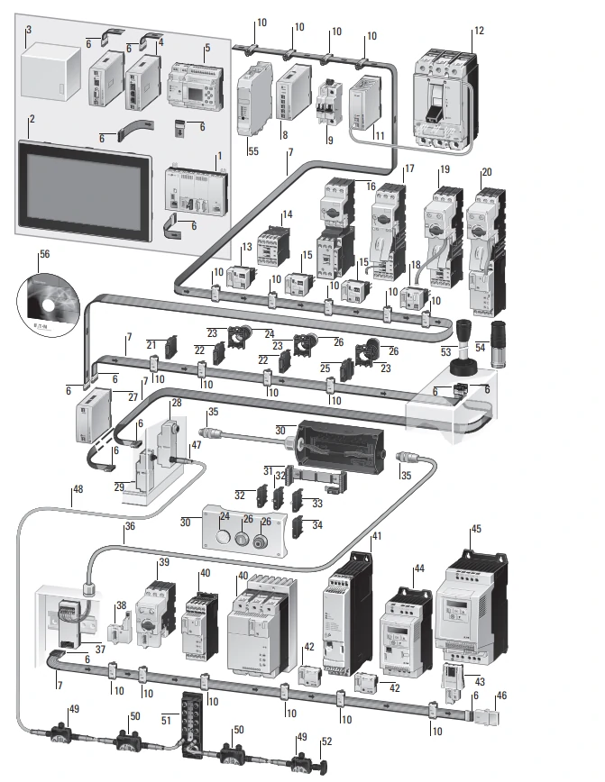 وایرینگ تابلو برق PLC به روش Smart wire