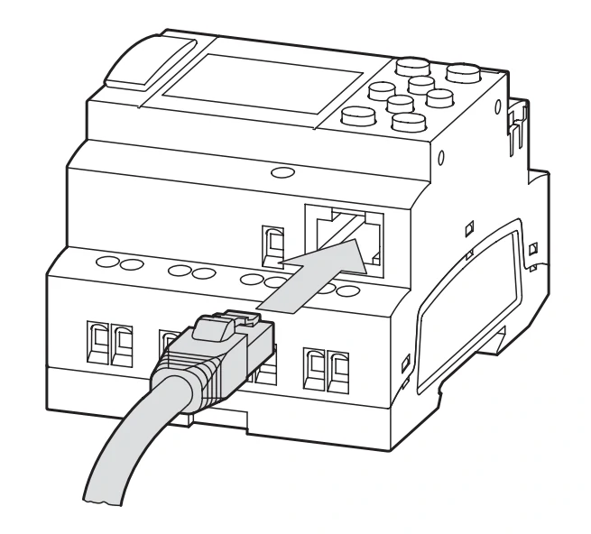 پورت اترنت در وایرینگ تابلو برق PLC