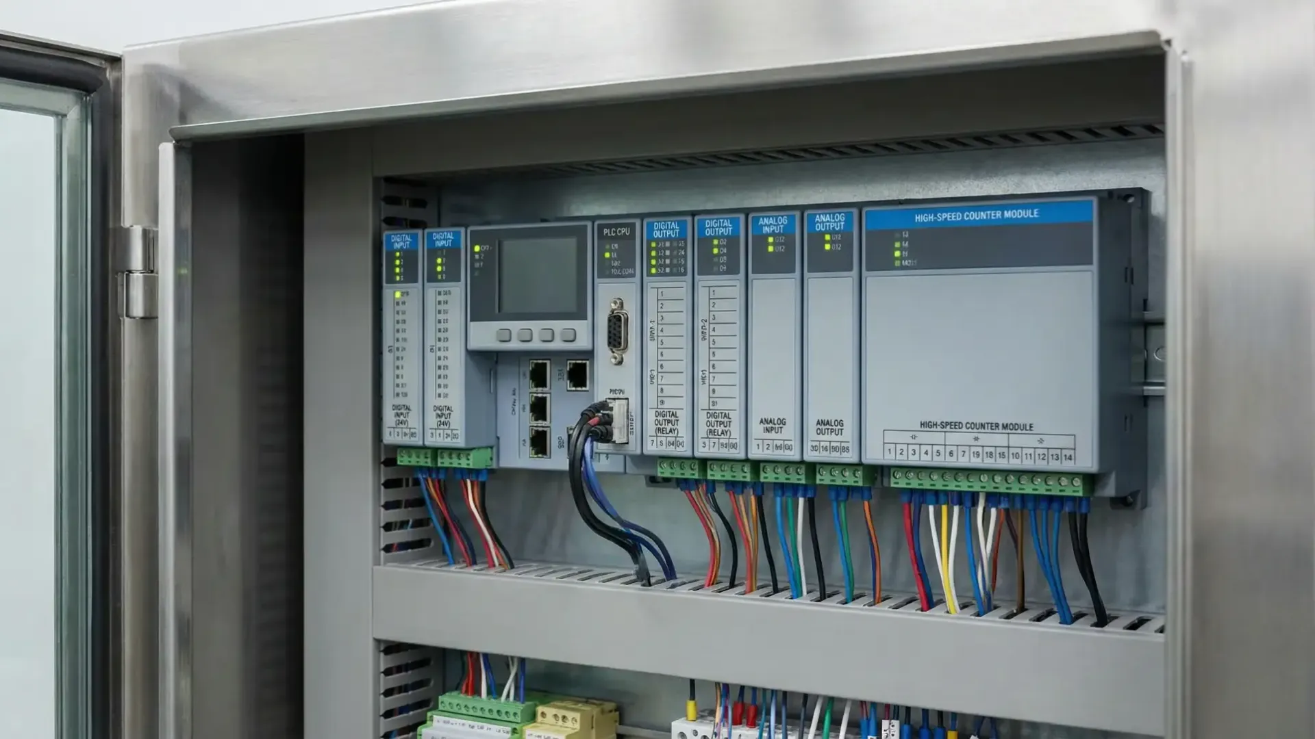انواع ماژول PLC مورد استفاده در تابلو برق